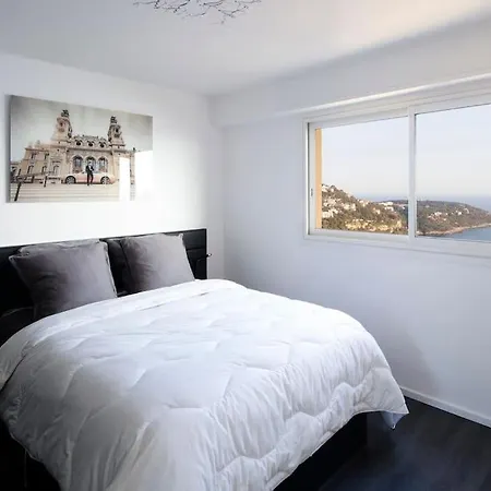 Apartment Luxury 1 Bedroom Panoramic Sea View, 5mn From Monaco